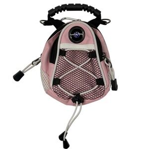 Universal Studios‎ Mini Belt Bag Light Pink Keychain Coin Pouch Nylon Zip Bag